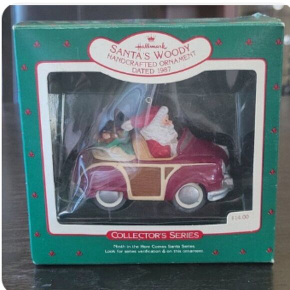 Hallmark "Santa's Woody" 9th in the Here Comes Santa Series. (1987) - Picture 1 of 6
